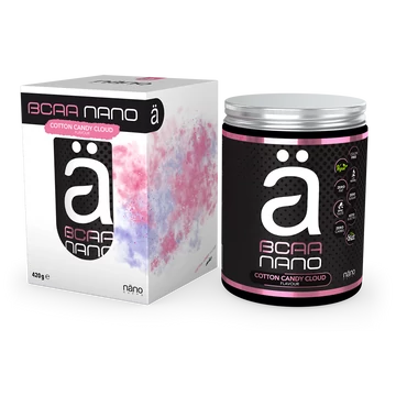 Nanosupps - BCAA Aminosav - Cotton Candy Cloud (Vattacukor) - 420g