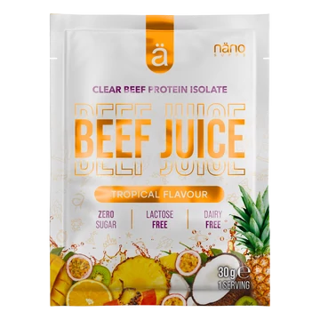  Nanosupps - Beef Juice Clear Protein Isolate Sample - Tropical - 30g 