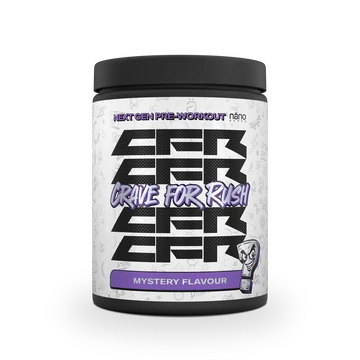 Nanosupps - Crave For Rush (CFR) - Preworkout Booster - Mystery Flavour - 400 g