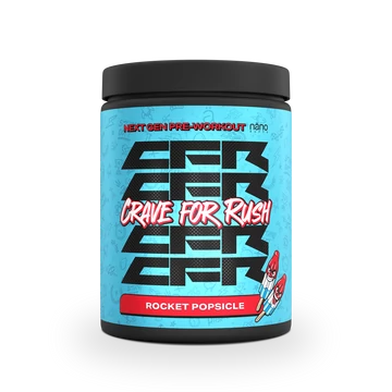 Nanosupps - Crave For Rush (CFR) - Preworkout Booster - Rocket Popsicle - 400 g