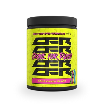 Nanosupps - Crave For Rush (CFR) - Preworkout Booster - Sour Candy Blast - 400 g