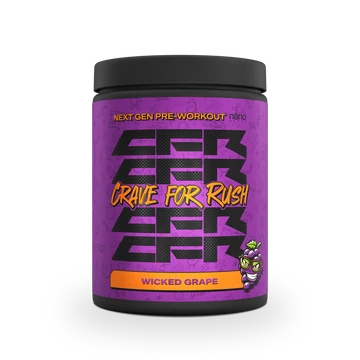 Nanosupps - Crave For Rush (CFR) - Preworkout Booster - Wicked Grape - 400 g