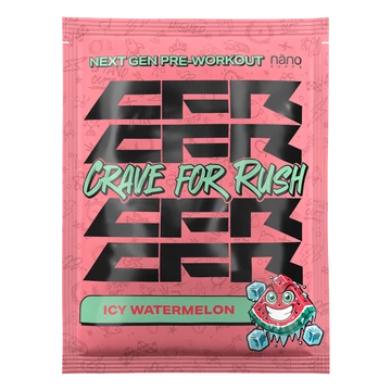 Nanosupps - Crave For Rush (CFR) - Preworkout Booster - Icy Watermelon - 20g