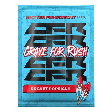 Nanosupps - Crave For Rush (CFR) - Preworkout Booster - Rocket Popsicle - 20g