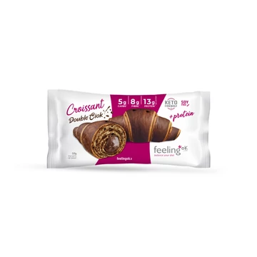 FeelingOK - Protein Croissant - Dupla csokoládés - 50g