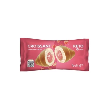 FeelingOK - Protein Croissant *ÚJ RECEPT - Epres krémmel töltött - 50g 