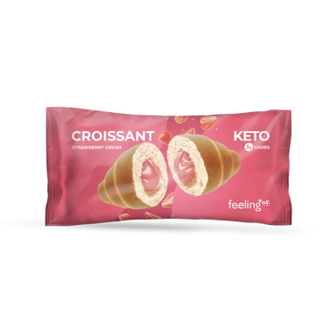 FeelingOK - Protein Croissant *ÚJ RECEPT - Epres krémmel töltött - 50g 