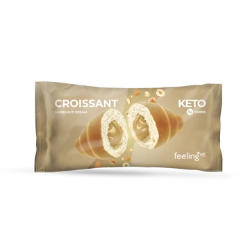 FeelingOK - Protein Croissant *ÚJ RECEPT - Mogyorós krémmel töltött - 50g 