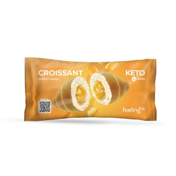 FeelingOK - Protein Croissant *ÚJ RECEPT - Sárgabarackos krémmel töltött - 50g 