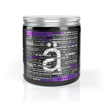 Nanosupps - Hype Beast - Preworkout Booster - Berry Mix - 320 g