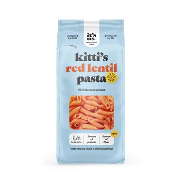 Its Us - Gluténmentes Kitti's Vöröslencse Száraztészta - 200g - Penne