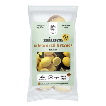 Its Us - Mimen Gluténmentes Keksz - 150g - Citromos krémmel töltve