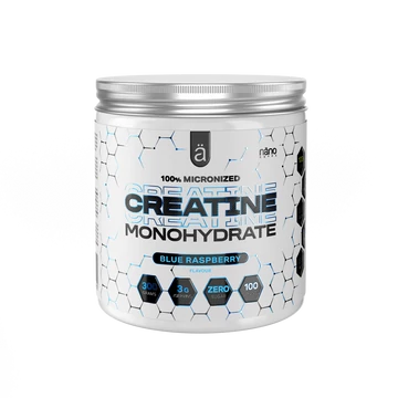 Nanosupps - Creatine Monohydrate - Blue Raspberry - 300g 