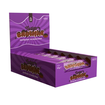 Nanosupps - Protein Bar - Brownie Fudge fehérjeszelet - 12x55g
