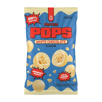 Nanosupps pops fehércsokoládé golyócskák 38g
