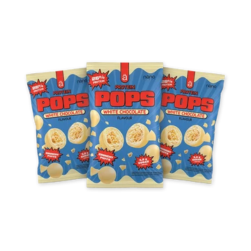 Nanosupps pops fehércsokoládé golyócskák 38g