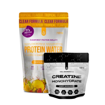   Nanosupps - Protein Water Clear Isolate - Tropical - 450g + AJÁNDÉK Creatine 150g