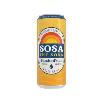 Sosa The Soda - Water Kefir - Passionfruit 330ml