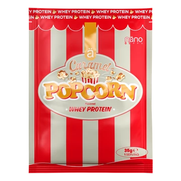  Nanosupps - Whey Protein - Caramel Popcorn fehérjepor - Sample - 35g 