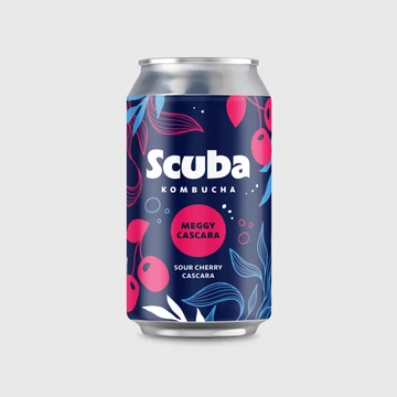 Scuba Kombucha - Meggy-cascara 330ml