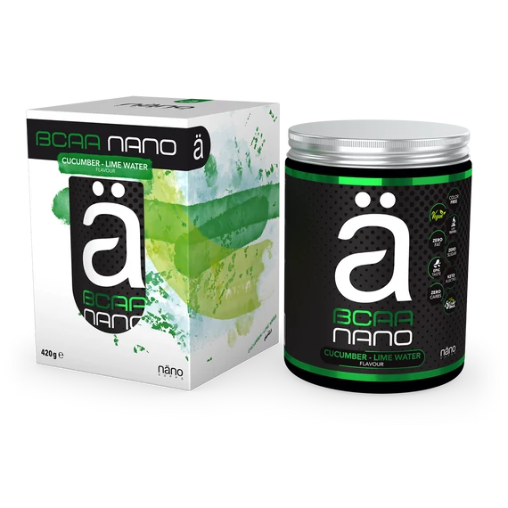 Nanosupps - BCAA Aminosav - Uborka-lime - 420g