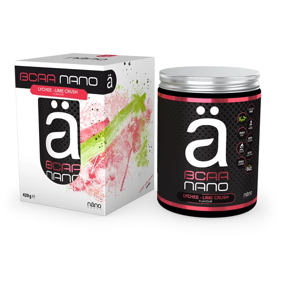 Nanosupps - BCAA Aminosav - Lychee-Lime Crush - 420g