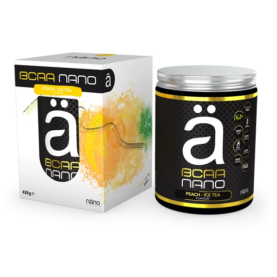 Nanosupps - BCAA Aminosav - Őszibarackos Jeges Tea - 420g