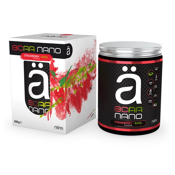 Nanosupps - BCAA Aminosav - Eper-Bazsalikom - 420 g