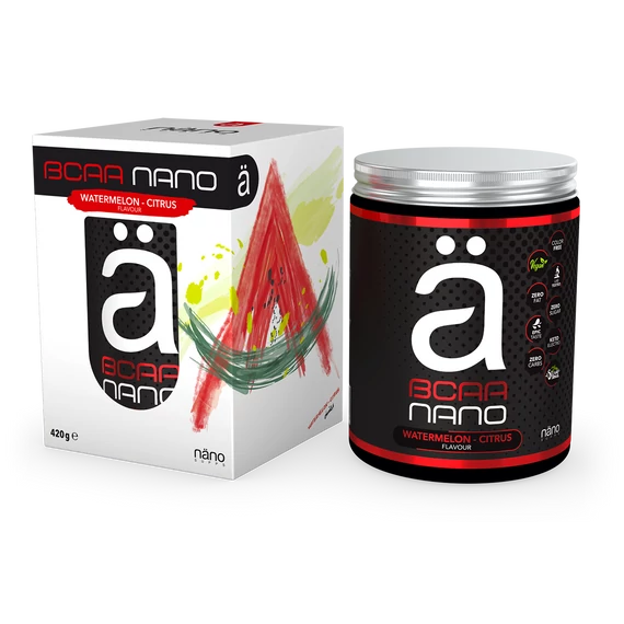 Nanosupps - BCAA Aminosav - Görögdinnye-Citrus - 420g