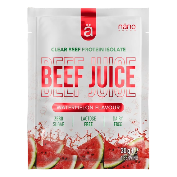  Nanosupps - Beef Juice Clear Protein Isolate Sample - Watermelon - 30g