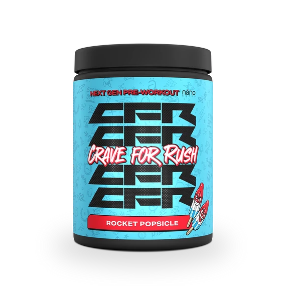 Nanosupps - Crave For Rush (CFR) - Preworkout Booster - Rocket Popsicle - 400 g