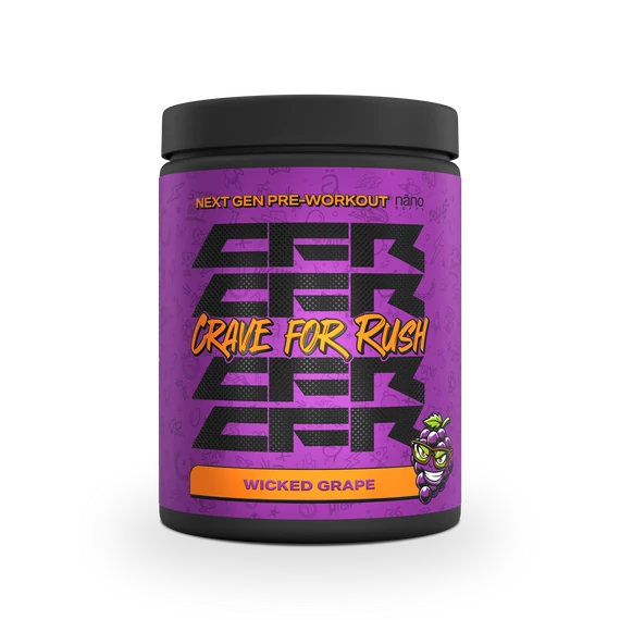 Nanosupps - Crave For Rush (CFR) - Preworkout Booster - Wicked Grape - 400 g