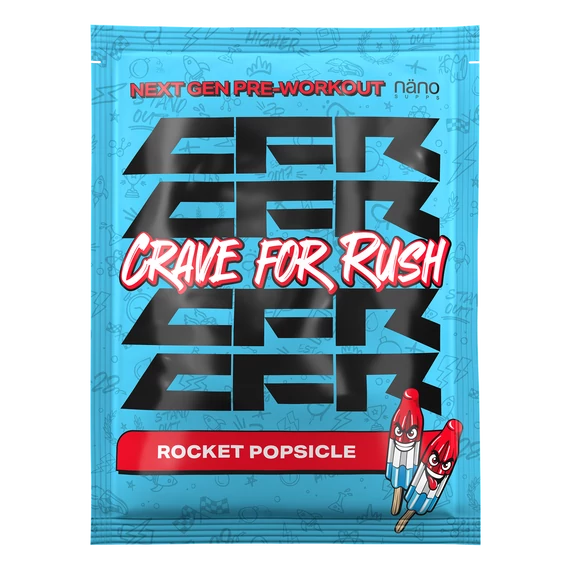 Nanosupps - Crave For Rush (CFR) - Preworkout Booster - Rocket Popsicle - 20g