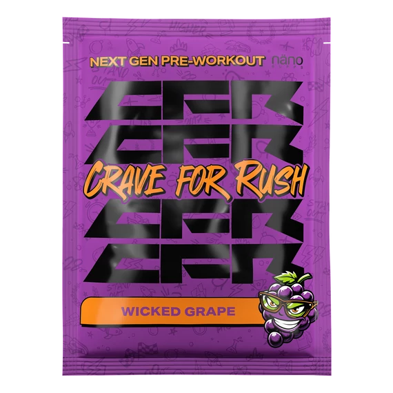 Nanosupps - Crave For Rush (CFR) - Preworkout Booster - Wicked Grape - 20g