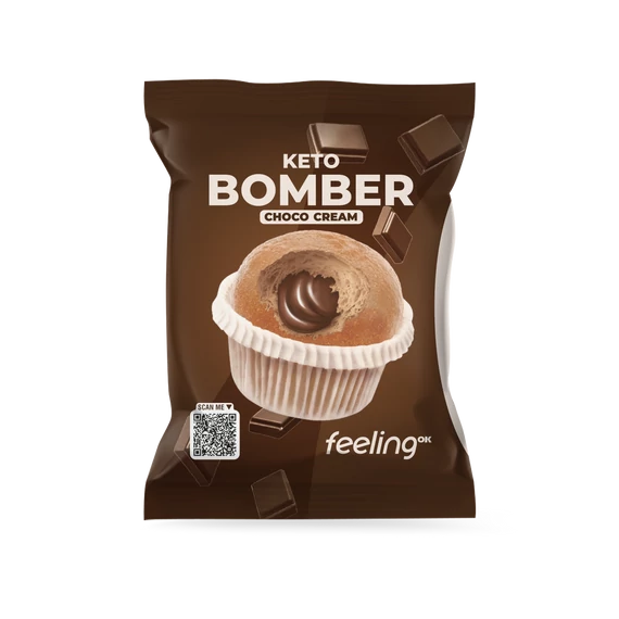 FeelingOK - Protein Bomber - Kakaós krémmel töltve - 50g