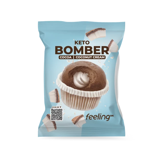 FeelingOK - Protein Bomber - Kókusz krémmel töltve - 50g