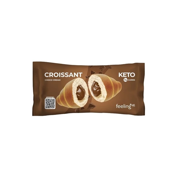 FeelingOK - Protein Croissant *ÚJ RECEPT - Kakaós krémmel töltött - 50g 
