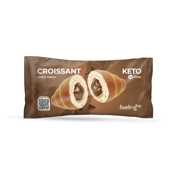 FeelingOK - Protein Croissant *ÚJ RECEPT - Kakaós krémmel töltött - 50g 