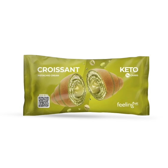 FeelingOK - Protein Croissant *ÚJ RECEPT - Pisztáciás krémmel töltött - 50g 