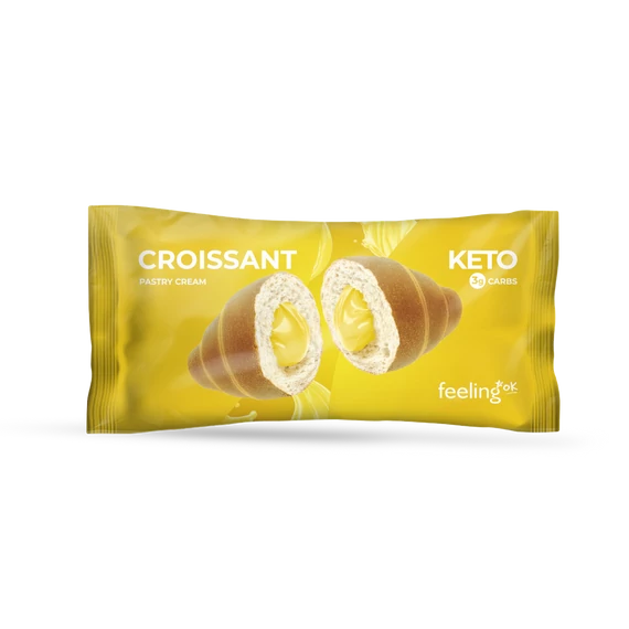 FeelingOK - Protein Croissant *ÚJ RECEPT - Pastry krémmel töltött - 50g 
