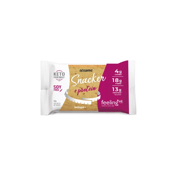 FeelingOK - Snacker  - Magas rost- és fehérjetartalmú - Szezámmagos - 50g