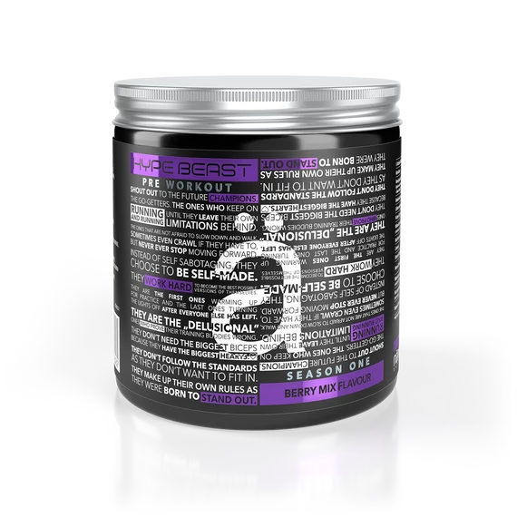 Nanosupps - Hype Beast - Preworkout Booster - Berry Mix - 320 g