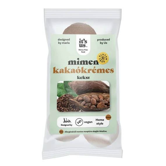Its Us - Mimen Gluténmentes Keksz - 150g - Kakaókrémmel töltve