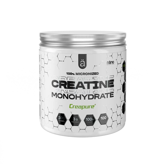 Nanosupps - Creatine Creapure Monohydrate - Ízesítetlen - 300g 