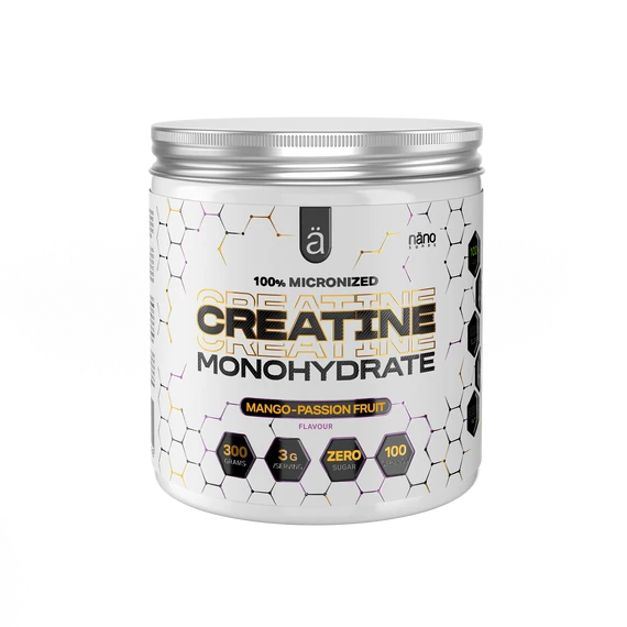 Nanosupps - Creatine Monohydrate - Mangó-maracuja - 300g 