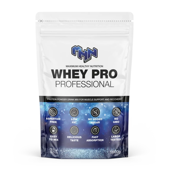 MHN - Whey Pro Professional - Eper milkshake - 1000g 