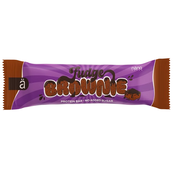 Nanosupps - Protein Bar - Brownie Fudge fehérjeszelet - 55g
