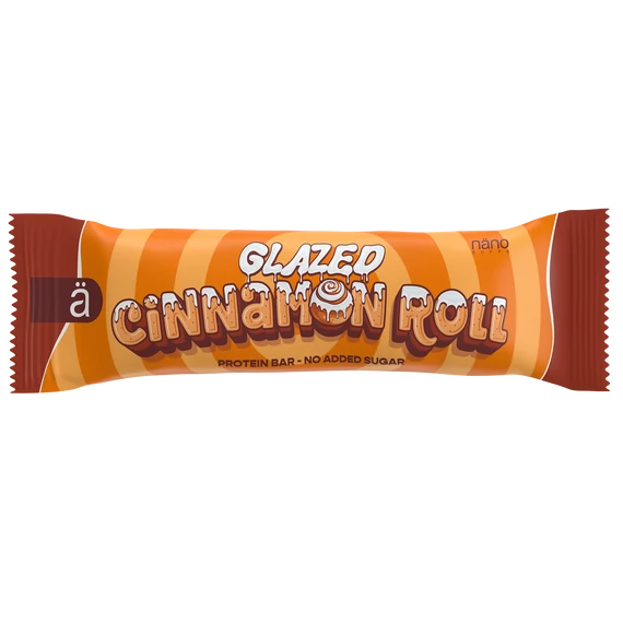 Nanosupps - Protein Bar - Glazed Cinnamon Roll fehérjeszelet - 55g