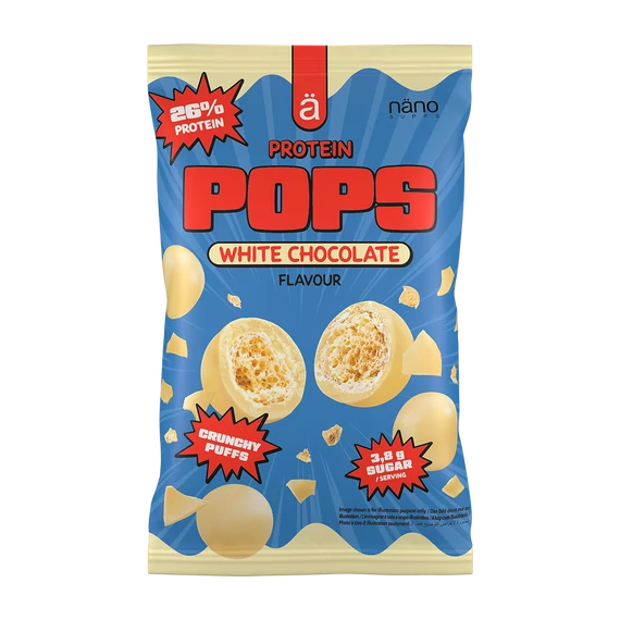Nanosupps pops fehércsokoládé golyócskák 38g