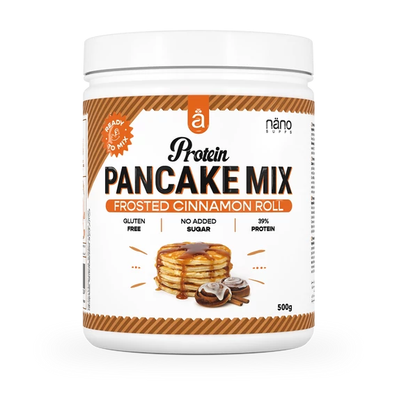 Nanosupps - Fehérjés Palacsintapor - Fahéjas Tekercs ízesítés - 500g